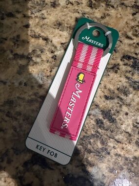 Masters Pink Key Fob NWT